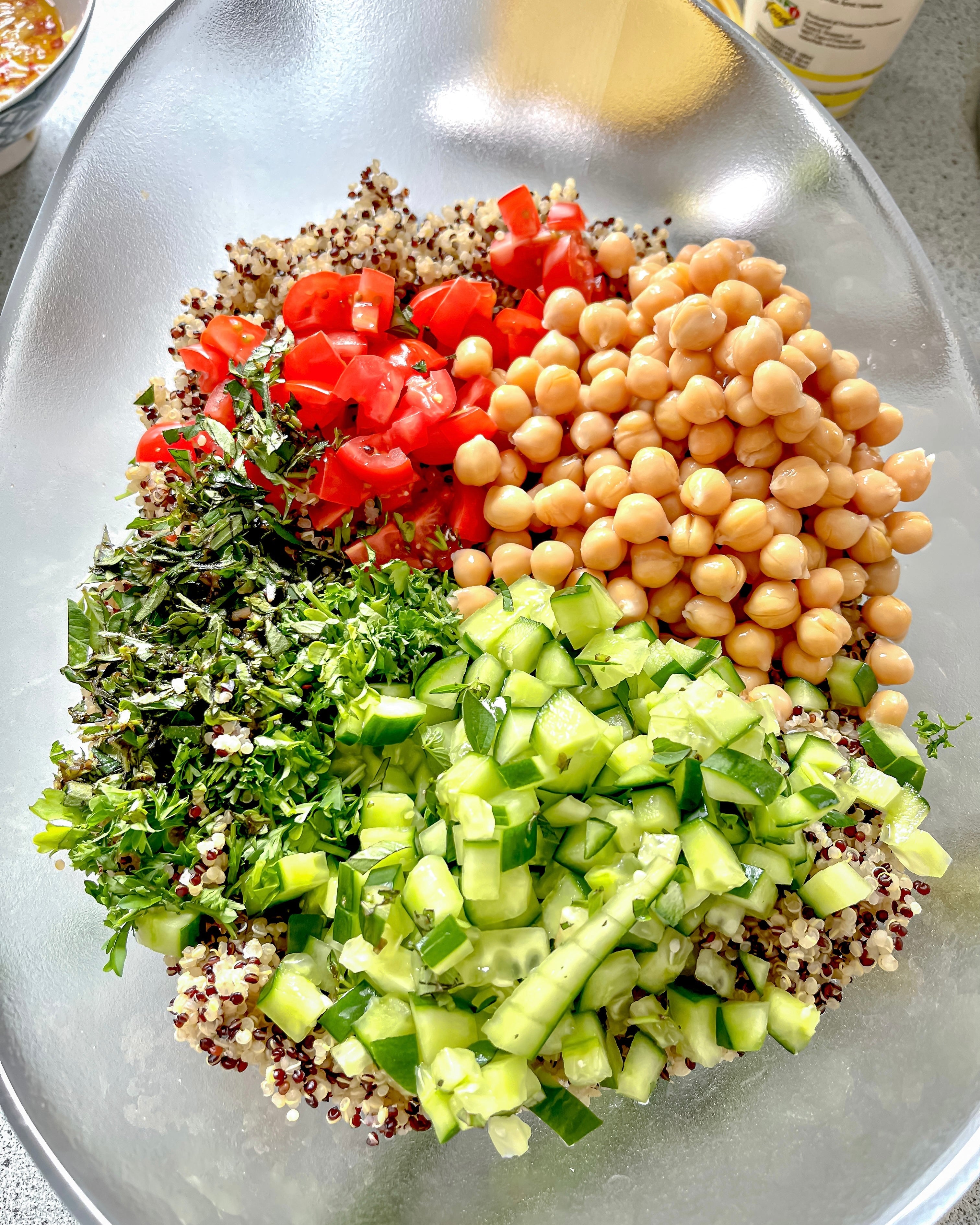 Quinoa Chickpea Salad