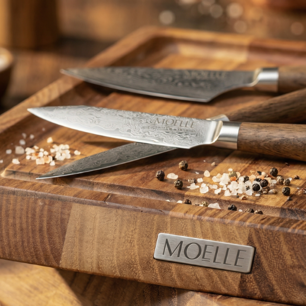 MOELLE Gyuto Chef's Knife — Damascus VG10 Steel | Danish Design